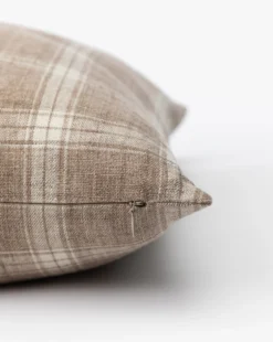 Tannehill Pillow Cover -Bloomingville Shop TannehillPillowCover MPLW1415 BWN 22x22 D1 T