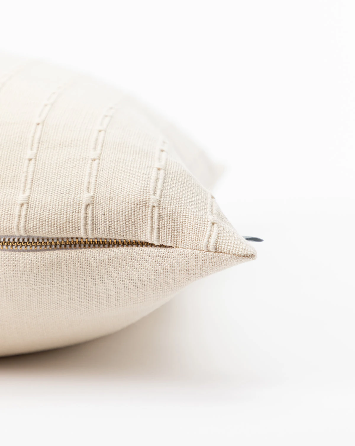 Vintage Embroidered Stripe Pillow Cover No. 5 2 Vintage Embroidered Stripe Pillow Cover No. 5 - Image 2