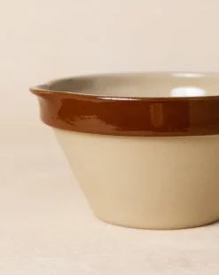 Vintage French Glazed Bowl 11 Vintage French Glazed Bowl -Bloomingville Shop VintageFrenchGlazedBowl MKTN0671 CRM L D1 T