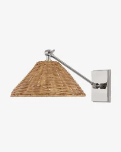 Wimberley Single Library Wall Light -Bloomingville Shop WimberleySingleLibraryWallLight MLHT1717 NKN SGL MAIN T