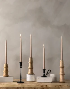 Claudio Cylinder Marble Object -Bloomingville Shop candlevignette