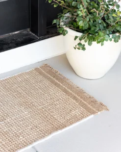 Girona Natural Handwoven Jute Flatweave Rug -Bloomingville Shop fallstyled73