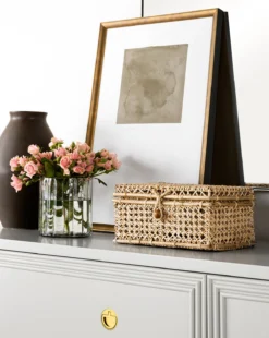 Cielo Cane Boxes (Set Of 2) 9 Cielo Cane Boxes (Set Of 2) -Bloomingville Shop studiomcgee BairdDresser 008