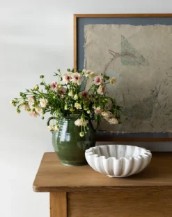 Fluted Marble Bowl -Bloomingville Shop studiomcgee VintageStyled 220615 12